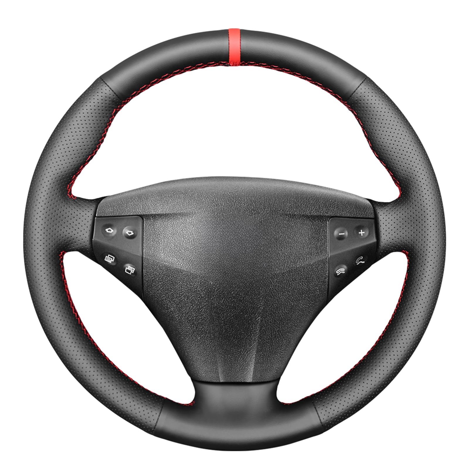 MEWANT Lenkradbezug Custom Version für Benz C-Class W203 Kompressor Hand Nähen Lenkradhülle aus Echtleder oder Suede Lenkradschoner MEWANT Lenkradbezug Custom Version für Benz C-Class W203 Kompressor Hand Nähen Lenkradhülle aus Echtleder oder Suede Lenkradschoner von MEWANT