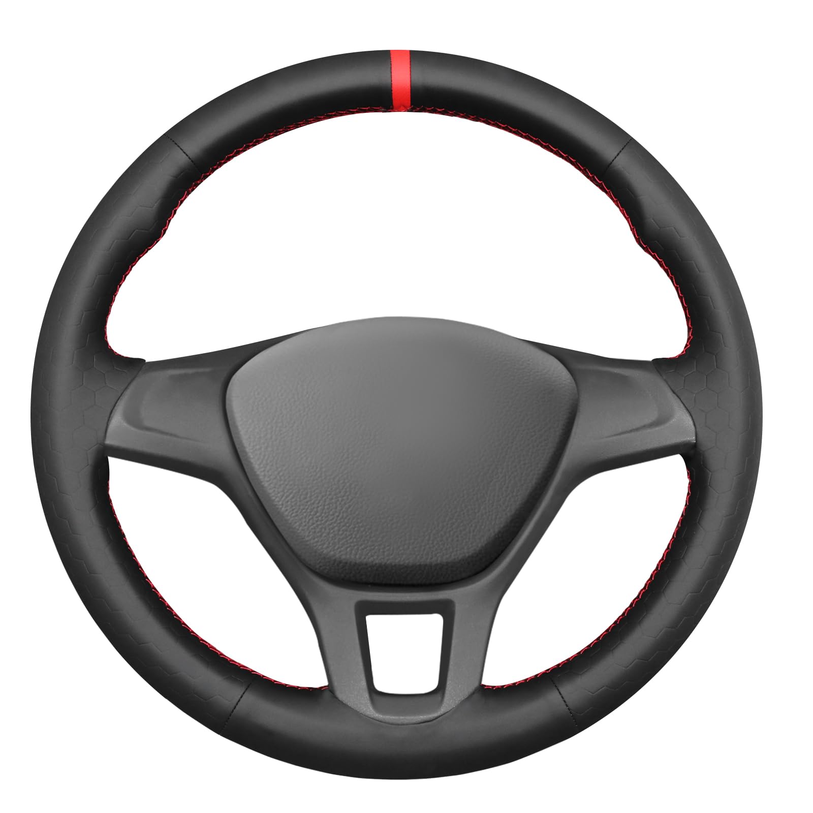 MEWANT Lenkradbezug Kompatibel mit Amarok / T6 California / T6 Caravelle / T6 Kombi / T6 Multivan / T6 Transporter MEWANT Lenkradbezug Kompatibel mit Amarok / T6 California / T6 Caravelle / T6 Kombi / T6 Multivan / T6 Transporter von MEWANT