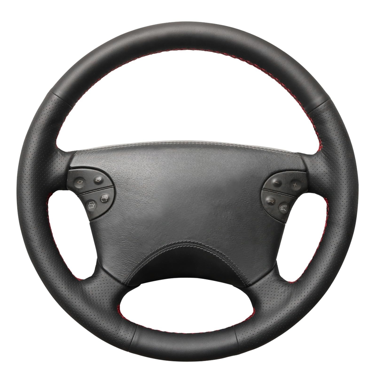 MEWANT Lenkradbezug für Benz CLK-Class W208 C208/E-Class W210/G-Class W463 per Hand Nähen Lenkradschoner MEWANT Lenkradbezug für Benz CLK-Class W208 C208/E-Class W210/G-Class W463 per Hand Nähen Lenkradschoner von MEWANT