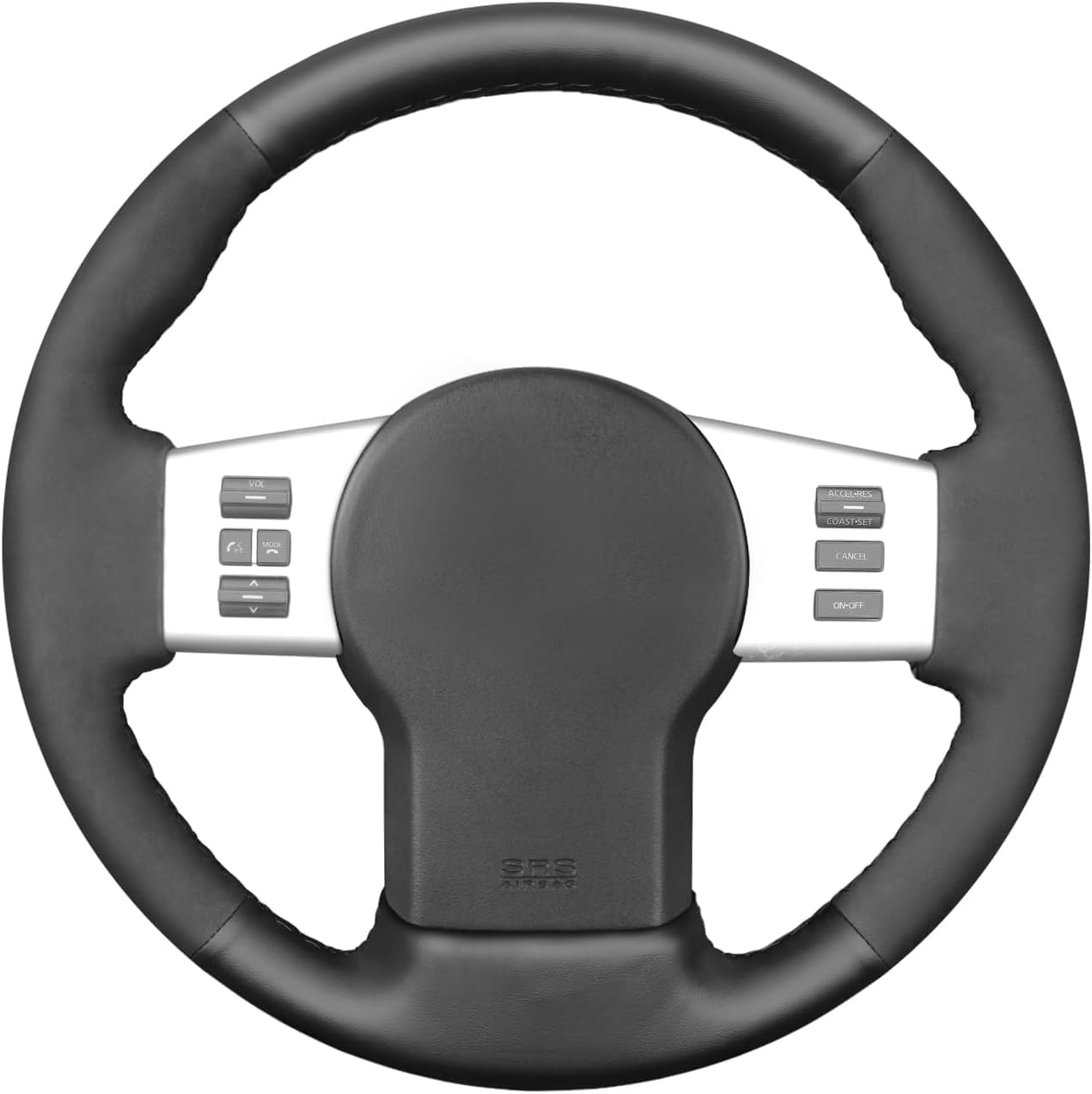 MEWANT Lenkradbezug für Nissan Navara / für Pathfinder Custom Version Lenkradhülle aus Suede und Echtleder per Hand Nähen Lenkradschoner MEWANT Lenkradbezug für Nissan Navara / für Pathfinder Custom Version Lenkradhülle aus Suede und Echtleder per Hand Nähen Lenkradschoner von MEWANT