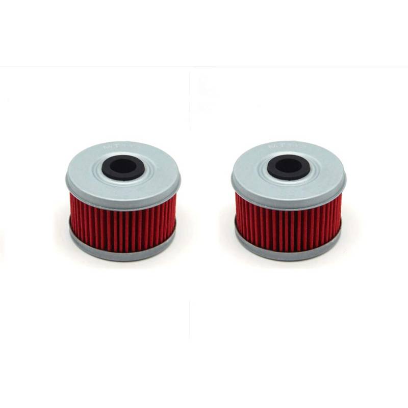 MEXITAL 2 Stück Motorrad Ölfilter oil filter für GB400F2 400/250 AX1 250 / XR650L 650 (1993-2018) von MEXITAL