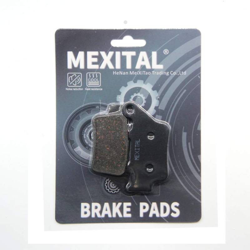 MEXITAL Motorrad Bremsbeläge Hinten für F 650 GS (99-17)/F 700 GS (13-18)/F 650 ST (97-00)/F 650 Dakar (99-07)/F 650 CS Scarver (00-07)/F 800 GS Adventure (12-18)/F 800 GT/GTS (08-18) von MEXITAL