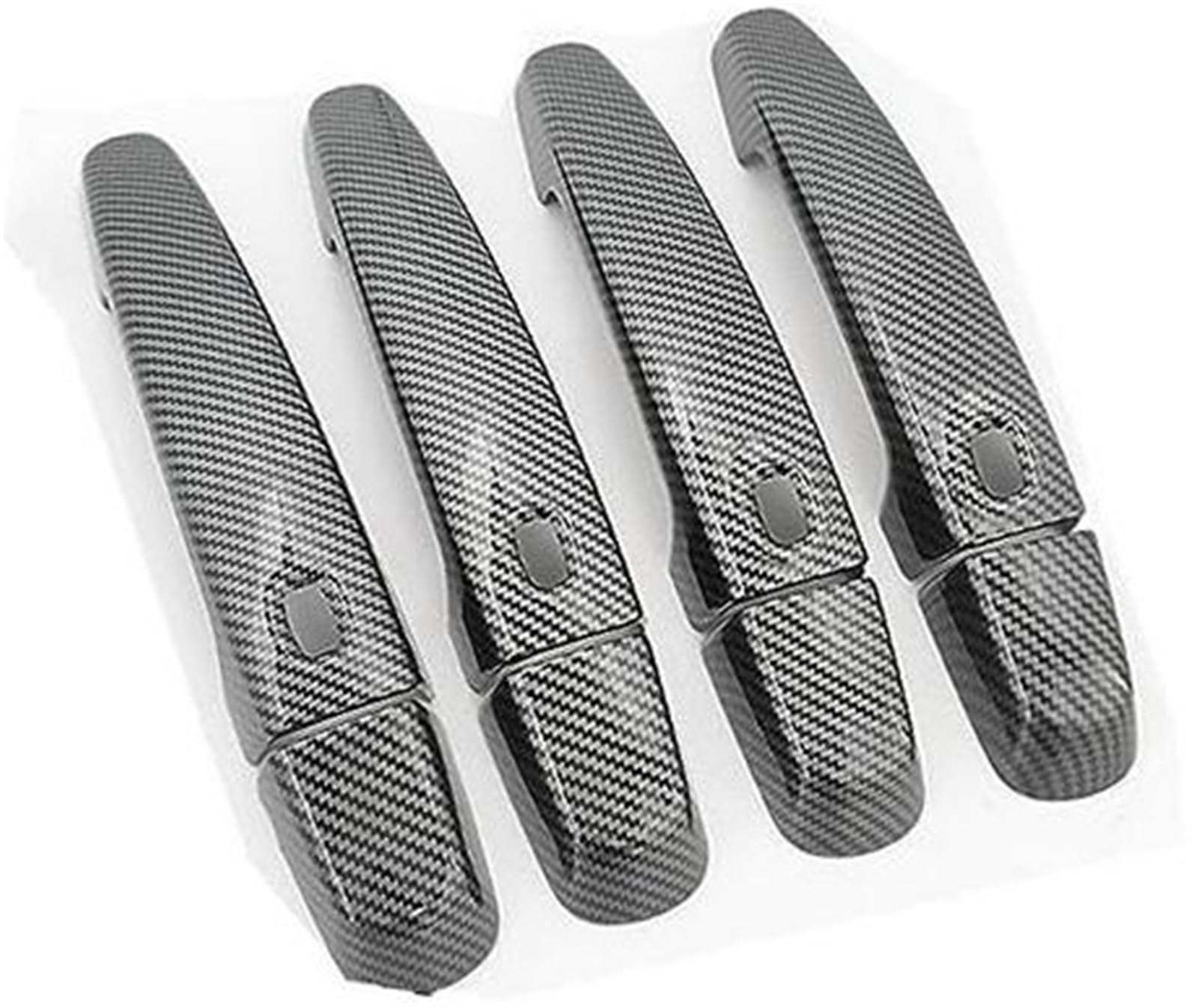 MEXWLOP, for Chevrolet Equinox 2017 2018 2019 2020 2021 Kohlefaser-Chrom-Autotürgriffabdeckung Türgriffabdeckung aus Kohlefaser(Black Carbon 4 Buttons) von MEXWLOP