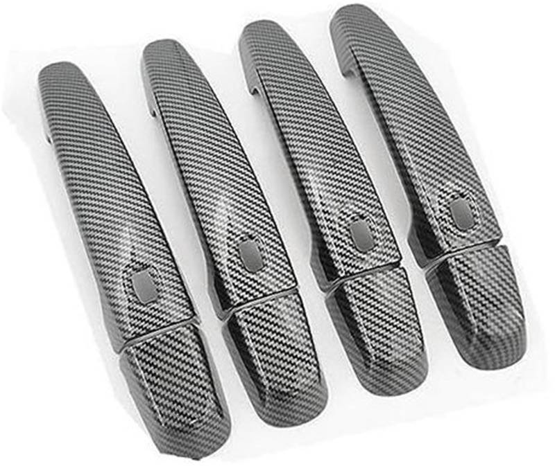 MEXWLOP, for Chevrolet Equinox 2017 2018 2019 2020 2021 Kohlefaser-Chrom-Autotürgriffabdeckung Türgriffabdeckung aus Kohlefaser(Black Carbon 4 Buttons) von MEXWLOP