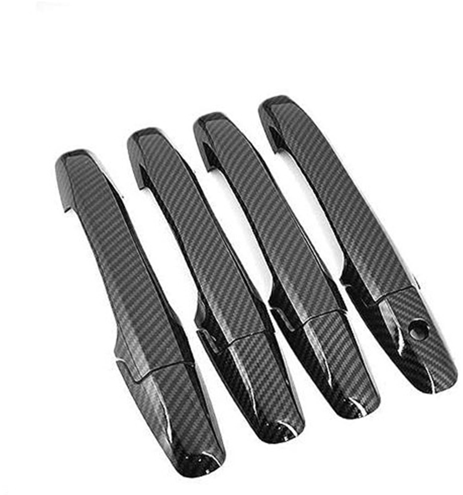 MEXWLOP, for Civic, 2006 2007 2008 2009 2010 2011 Kohlefaser-Chrom-Autotürgriff-Abdeckungsdekor Türgriffabdeckung aus Kohlefaser(Black Carbon Handle) von MEXWLOP
