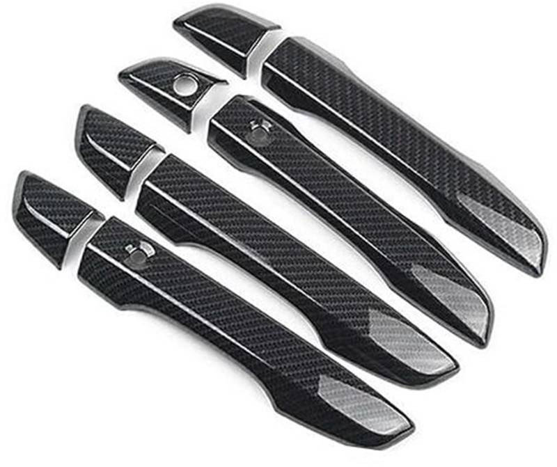 MEXWLOP, for Civic, 2016 2017 2018 2019 Chrom-Carbon-Faser-Stil Türgriffabdeckung Zierleiste Overlay Auto-Styling-Formteil Türgriffabdeckung aus Kohlefaser(Black 2 Buttons) von MEXWLOP