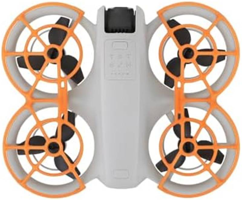 MEXWLOP, for DJI, NEO Propeller Guard Protector Paddles Bumper Blades Schutzhülle Ring, for Neo Drone Propeller Wing Anti-Collision Frame Paddles Rundumschutz Zubehör (Schwarz) Propellerschutz(Orange von MEXWLOP