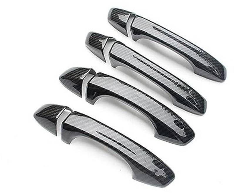 MEXWLOP, for Golf, 7 MK7 2013 2014 2015 2016 2017 2018 Kohlefaser Chrom Autotürgriffabdeckung Zieraufkleber Zubehör Türgriffabdeckung aus Kohlefaser(Carbon Fiber) von MEXWLOP