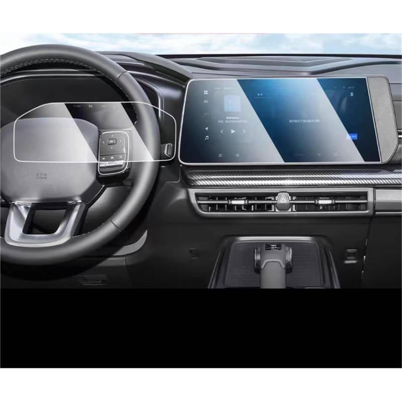 MEXWLOP, for Haval, h3 2024 Touchscreen-Navigations-GPS und Armaturenbrett-Schutzfolie aus gehärtetem Glas, Zubehör Blendfreie Autoscheibenfolie von MEXWLOP