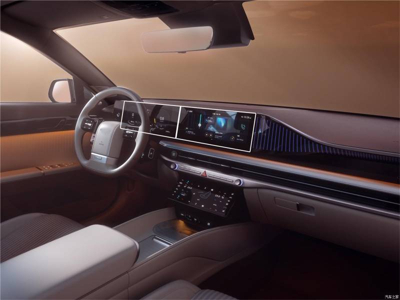 MEXWLOP, for Hyundai, Grandeur 2023 2024 Touchscreen-Navigationsschutz und Armaturenbrett-Zubehör PET-Folie Blendfreie Autoscheibenfolie von MEXWLOP