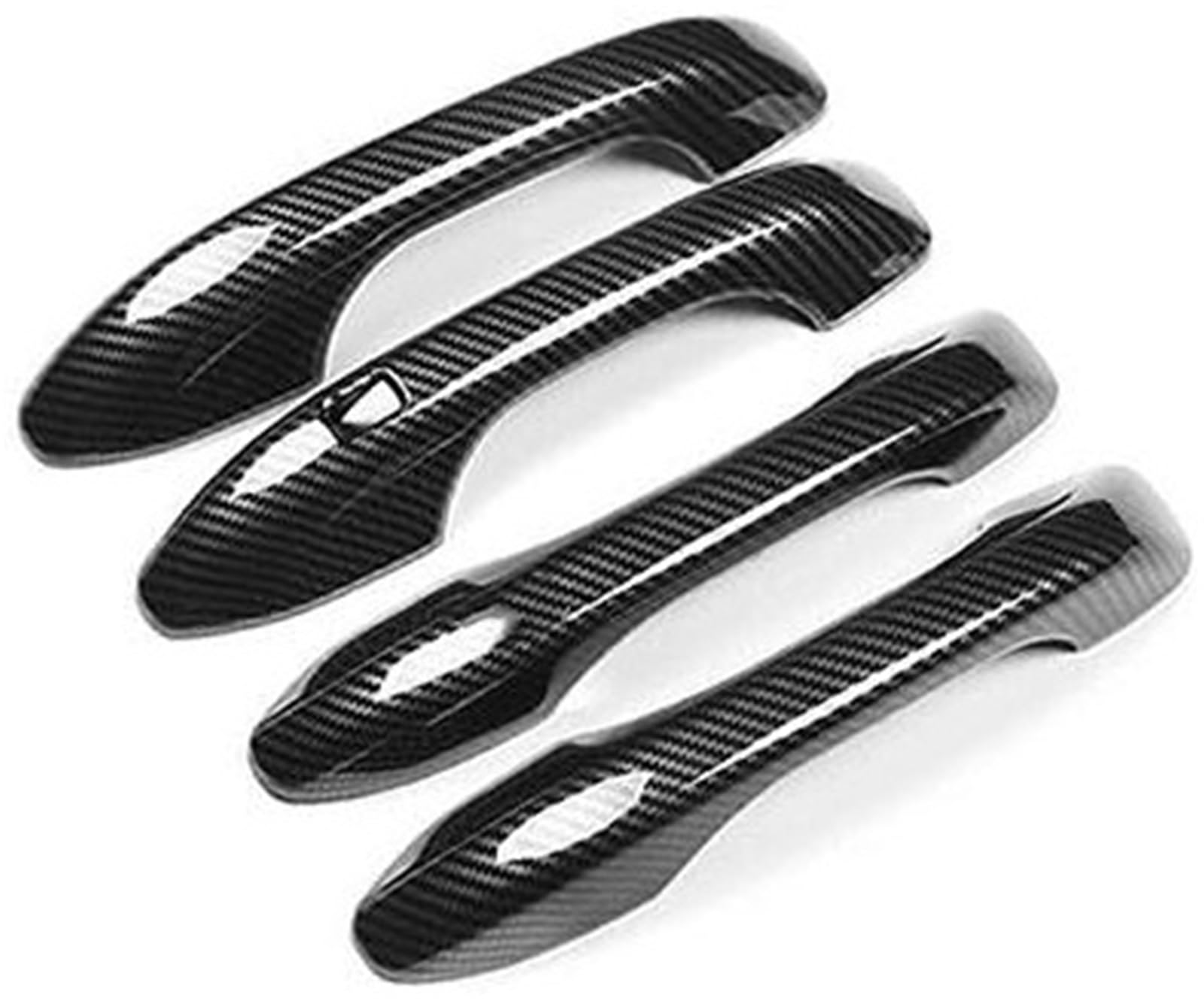 MEXWLOP, for Hyundai, for Creta, Ix25 Cantus 2020 2021 2022 Kohlefaser-Autotürgriffabdeckungs-Formteil-Fang-Overlay-Zubehör Türgriffabdeckung aus Kohlefaser(Carbon Fiber) von MEXWLOP