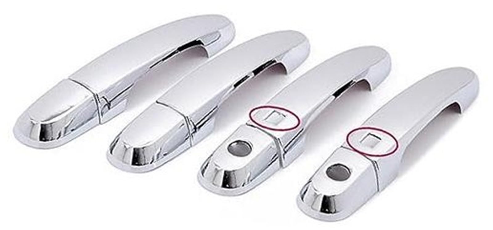 MEXWLOP, for Kia, for Sorento, 2009 2010 2011 2012 2013 2014 Chrom Autotürgriffabdeckung Zieraufkleber Styling Autozubehör Türgriffabdeckung aus Kohlefaser(Black 2 Buttons) von MEXWLOP