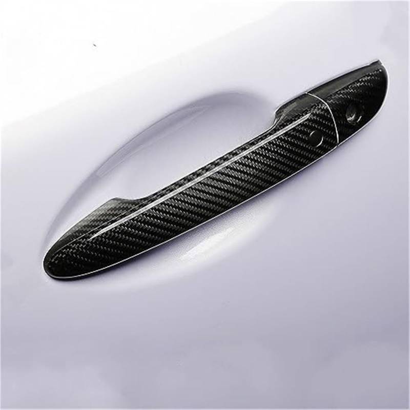 MEXWLOP, for Mazda, Cx-5 Cx5 CX 5 2012-2022 Styling Carbon Fiber Chrome Auto Türgriff Abdeckung Trim Auto Zubehör Türgriffabdeckung aus Kohlefaser(Silver 2 Buttons) von MEXWLOP