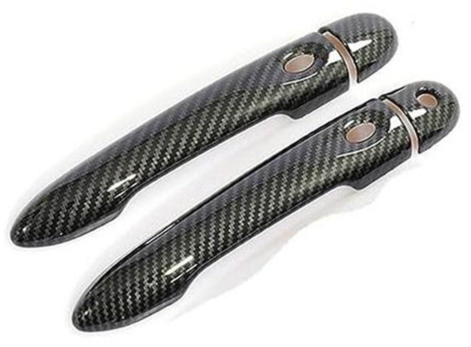 MEXWLOP, for Renault, Captur Kaptur, for Samsung, QM3 2013 2014 2015 2016 2017 2018 2019 2020 Kohlefaser-Autotürgriffabdeckungszubehör Türgriffabdeckung aus Kohlefaser(Black 2dr 1 Key 2 Buttons) von MEXWLOP