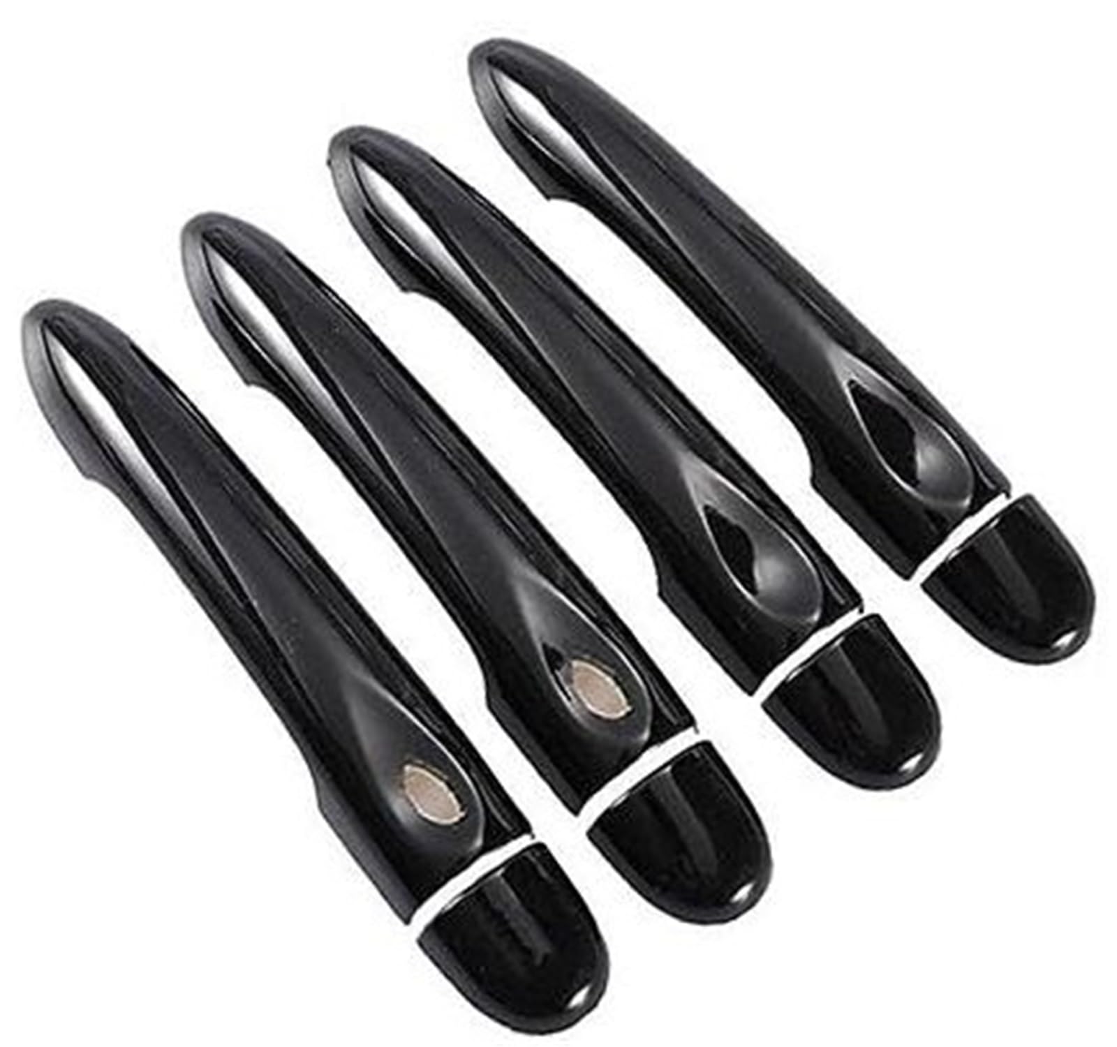 MEXWLOP, for Renault, Scenic III Grand Scenic XMOD 2010-2016, glänzend Schwarze Autotürgriffabdeckung 2011 2012 2013 Türgriffabdeckung aus Kohlefaser(Black 4dr No Key 2 Buttons) von MEXWLOP