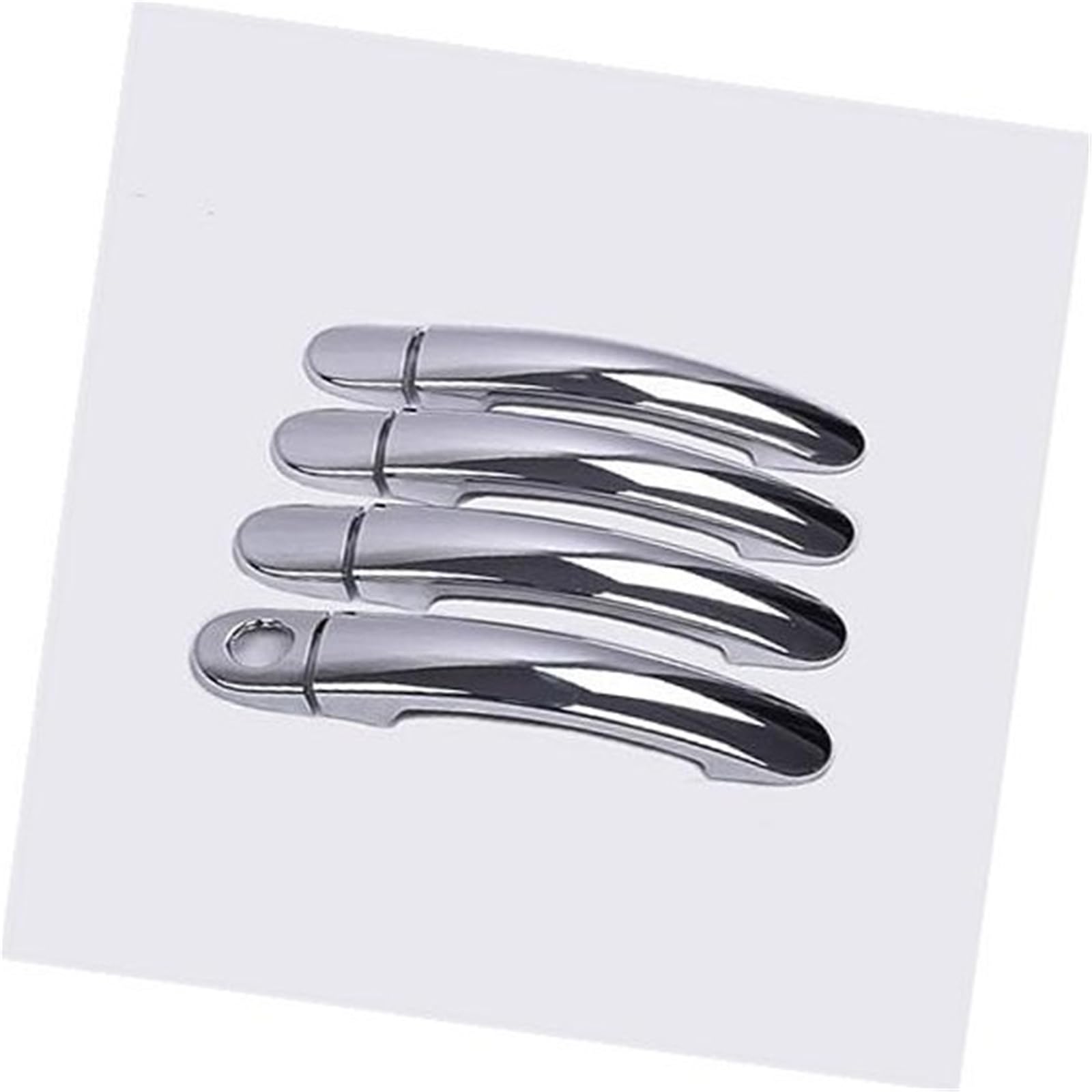 MEXWLOP, for Seat, Altea Altea XL 2004–2016, Chrom-Carbonfaser-Autotürgriffabdeckungen Türgriffabdeckung aus Kohlefaser(Black Model 4) von MEXWLOP
