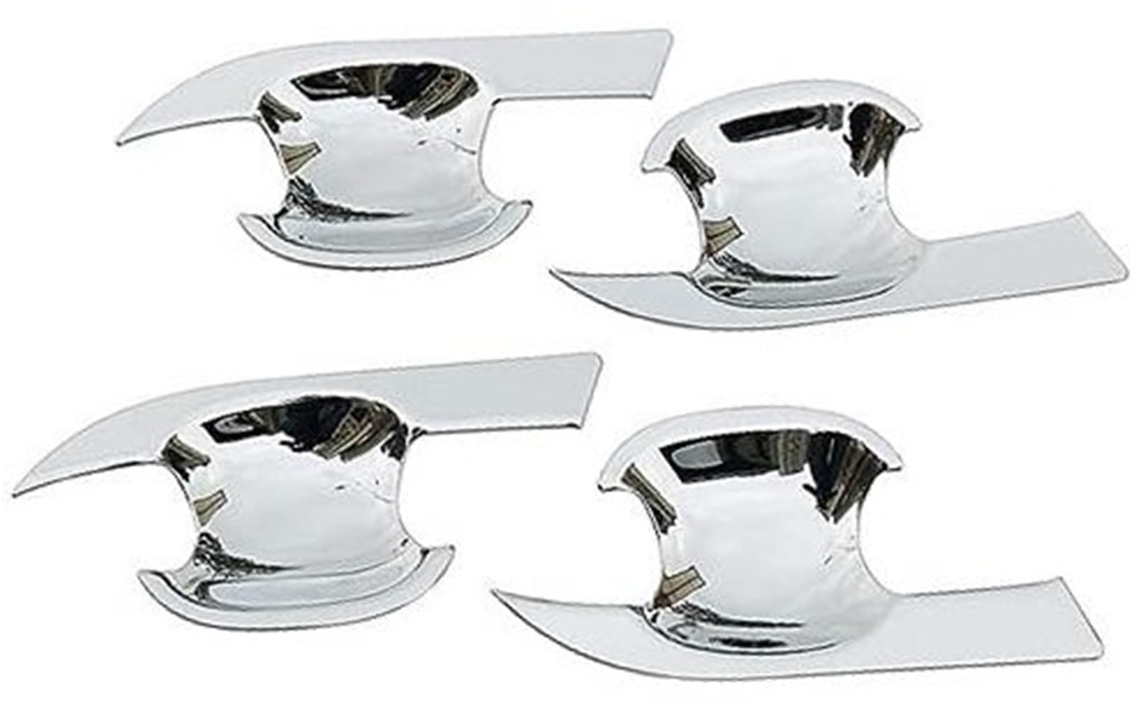 MEXWLOP, for Toyota, for Corolla, E120 E130 2001-2007 Chrom-Autotürgriff-Abdeckungsschüssel-Overlay-Aufkleber Türgriffabdeckung aus Kohlefaser(Black Bowl) von MEXWLOP