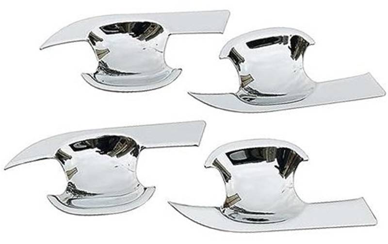 MEXWLOP, for Toyota, for Corolla, E120 E130 2001-2007 Chrom-Autotürgriff-Abdeckungsschüssel-Overlay-Aufkleber Türgriffabdeckung aus Kohlefaser(Black Bowl) von MEXWLOP