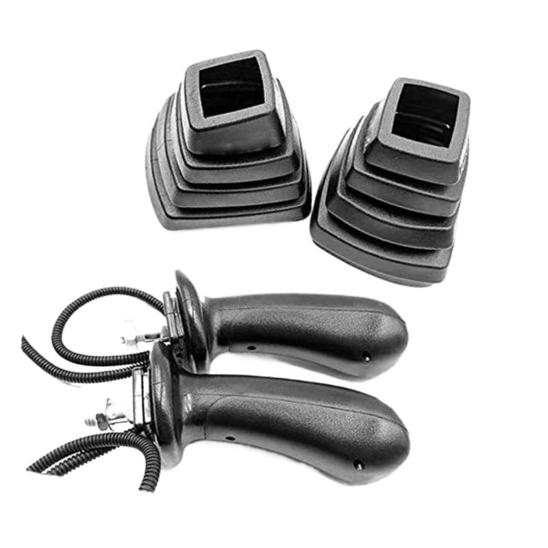 MEXWLOP 1 Paar 3-Tasten-Joystickgriff mit Staubschutz, for REXROTH-Bagger Joystick zur Baggersteuerung von MEXWLOP