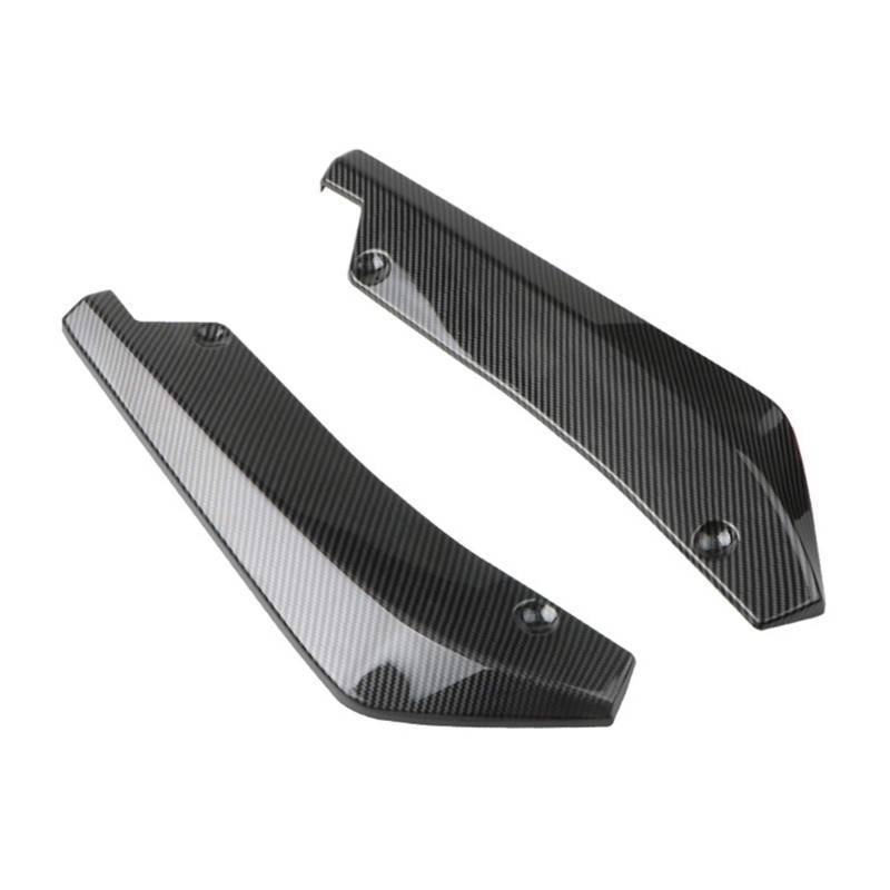 MEXWLOP 1 Paar Carbon Fiber Auto Heckstoßstangenlippe Diffusor Splitter Schutz Seitenverlängerungen, for, W204 E90 E92, for Benz, for, A4 Autospoilerverkleidung(Carbon Fiber) von MEXWLOP