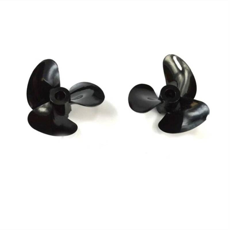 MEXWLOP 1 Paar Propeller 3 Klingen High Speed ​​Volle Immersion CW/CCW Padddle for RC Modell Boot Teile Blende 3/4mm Durchmesser 26/30/34mm Präzisionspropeller aus Metall(1pair 26x4mm) von MEXWLOP