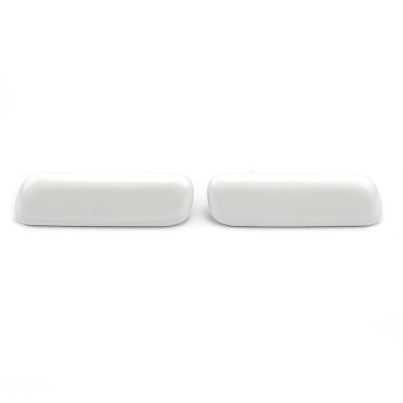 MEXWLOP 1PCS Perlweiß lackierte Scheinwerferwaschanlage Sprühdüsenabdeckung 8264A027 8264A028, for, for Mitsubishi, for Pajero Montero MK4 Kappe für Scheinwerferwaschdüse(Pair) von MEXWLOP