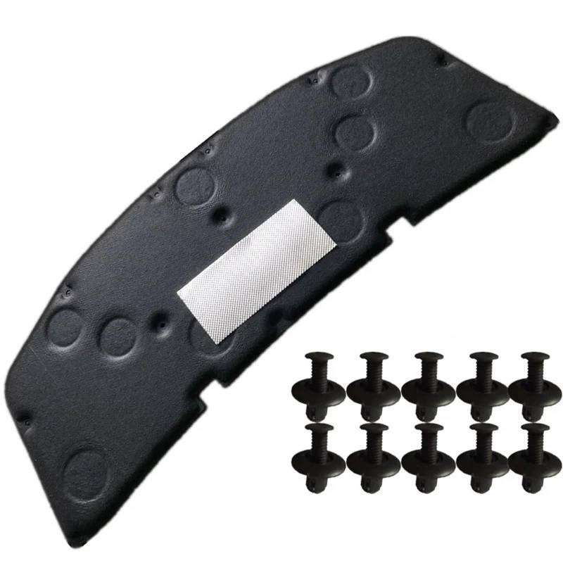 MEXWLOP 1pc Auto Motorhaube Lärm schalldichte Baumwolle, for, for eine Klasse W177 A200 A180 2019-2021 Heckstoßstangenschutz fürs Auto(Black) von MEXWLOP