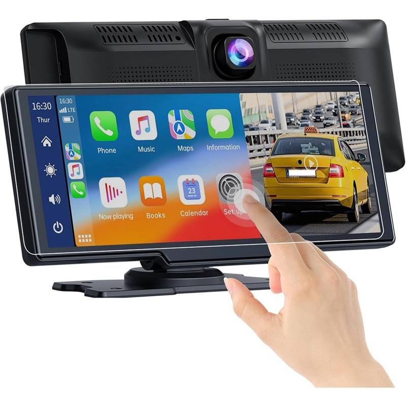 MEXWLOP 2 STÜCKE PET LAMTTO 9,26 Drahtlose Auto 9,26 Zoll Auto Auto Radio Video Player GPS Navigation Displayschutzfolie Blendfreie Autoscheibenfolie von MEXWLOP