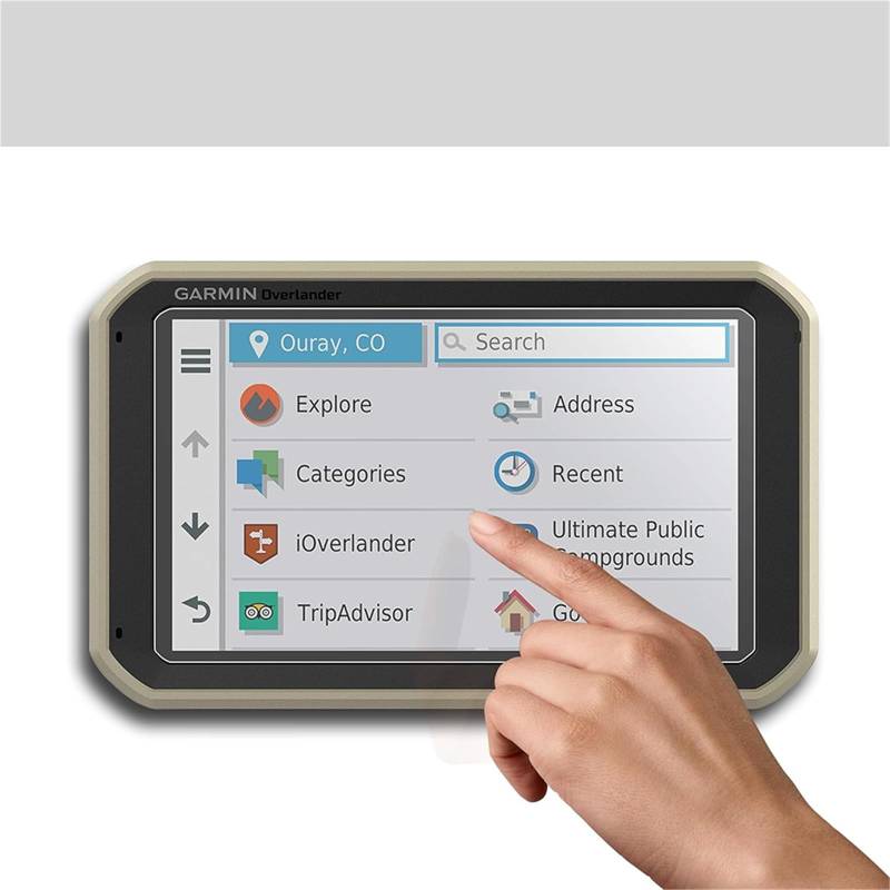 MEXWLOP 2 STÜCKE PET Overlander 7 Zoll Auto Auto Radio Video Player GPS Navigation Displayschutzfolie Blendfreie Autoscheibenfolie von MEXWLOP