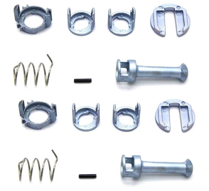 MEXWLOP 2 Sets 7 Teile/Satz Links RECHTS Seite TÜRSCHLOSS Barrel REPARATURSATZ PADDEL 40 MM, for, X3 E83 2003-2010 X5 E53 1999-2006 von MEXWLOP