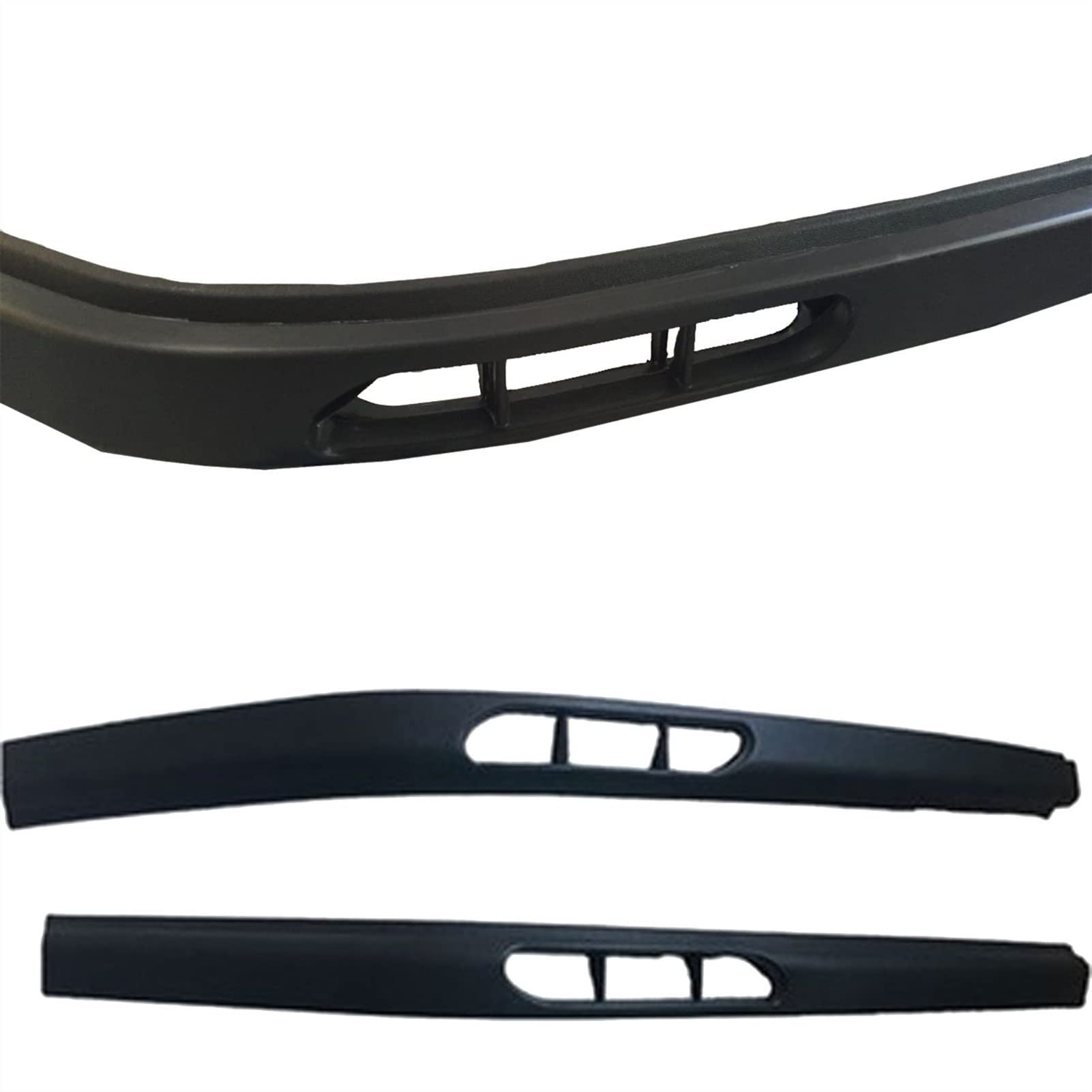 MEXWLOP 2 Stück Auto FRONTSPOILER STOßSTANGE LIPPE Euro Spoiler Lippe Universal Body Kit, for Opel, for Vauxhall, Vectra Laguna Modell Frontstoßstangenlippe(Model 1 Vertical) von MEXWLOP