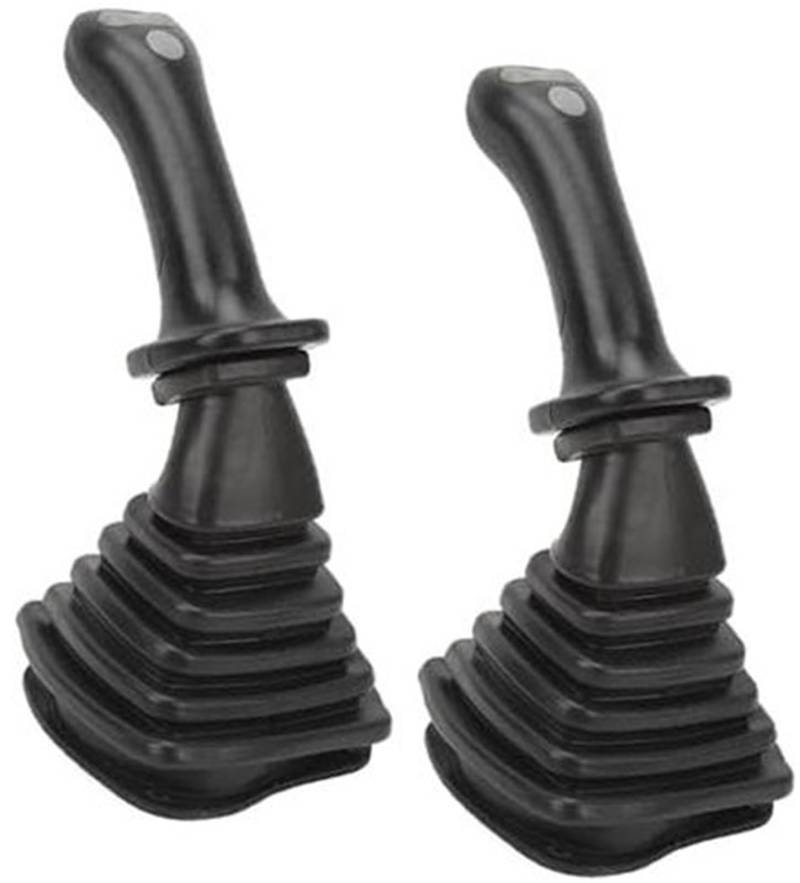 MEXWLOP 2 Stück Bagger-Joystickgriffe mit Staubschutz, for Doosan DH DX150 215 225 300 37020119C Joystick zur Baggersteuerung von MEXWLOP