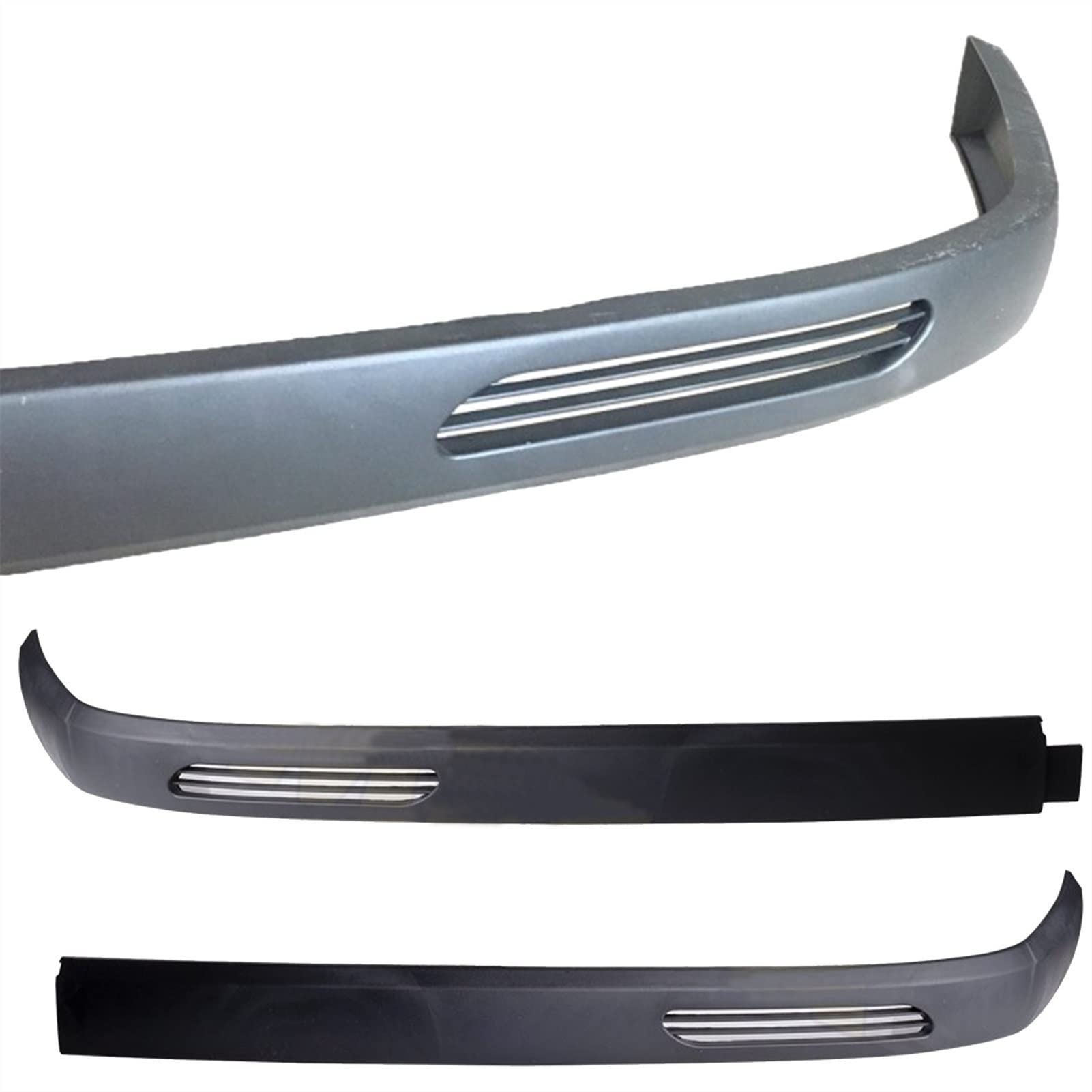 MEXWLOP 2 Stück Front Spoiler STOßSTANGE LIPPE Euro Spoiler Lippe Universal Body Kit, for Peugeot, 206 Laguna Modell Frontstoßstangenlippe(Model 2 Horizontal) von MEXWLOP