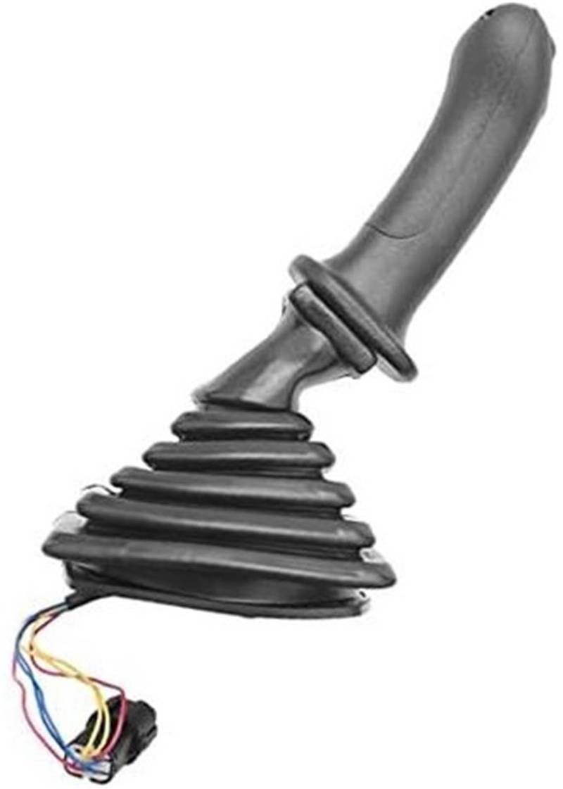 MEXWLOP 2 Stück L+R 3 Tasten Bagger-Joystickbaugruppe Griffgetriebe mit, for Doosan DH DX150 215 225 300 370-9C, Schwarz, 500138302 Joystick zur Baggersteuerung von MEXWLOP
