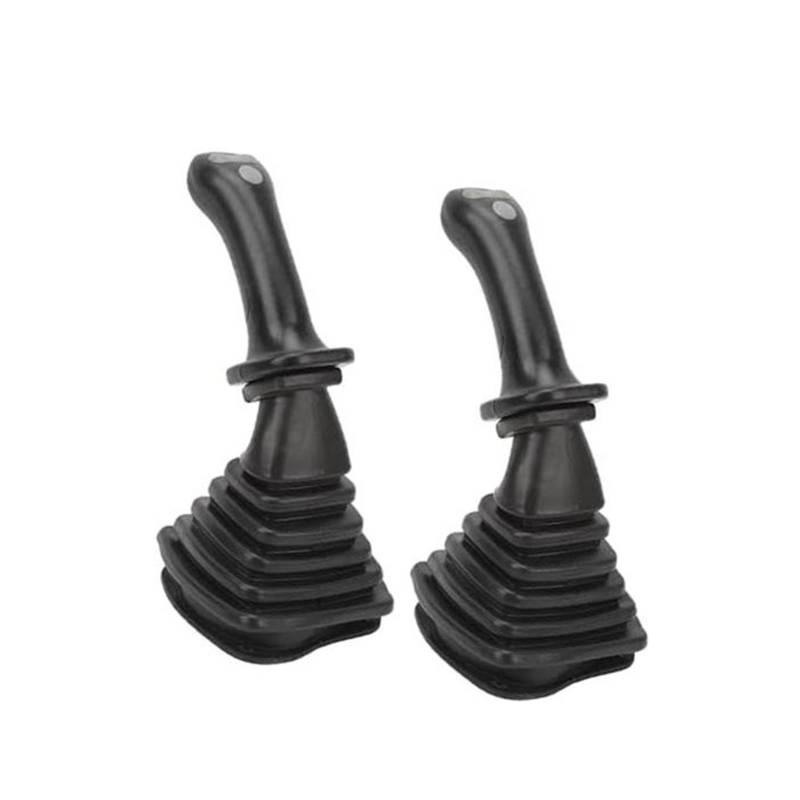 MEXWLOP 2-teiliger Bagger-Joystickgriff mit 3 Tasten, Ersatz-Premium-Ergonomie-Joystick in Schwarz, for Doosan DH DX150 215 225 300 370-9C, Außentürgriff Joystick zur Baggersteuerung von MEXWLOP