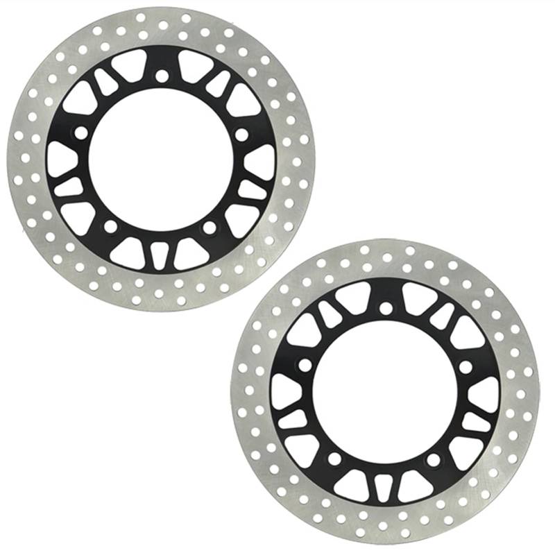 MEXWLOP 2-teiliger vorderer Bremsscheibenrotor for Motorrad, for Suzuki, AN250 Skywave250 2003-2009 AN400 Burgman400 2003-2009 AN650 Executive 2004-2009 Motorrad Bremsscheibe von MEXWLOP
