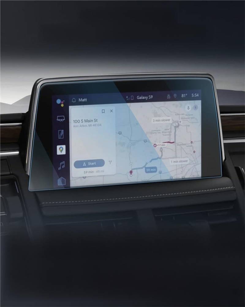 MEXWLOP 2024 2023-2021, for Chevy, Tahoe/, for Chevy, Suburban 10,2-Zoll-Touchscreen-Navigation GPS-Schutzzubehör Hartglasfolie Blendfreie Autoscheibenfolie von MEXWLOP