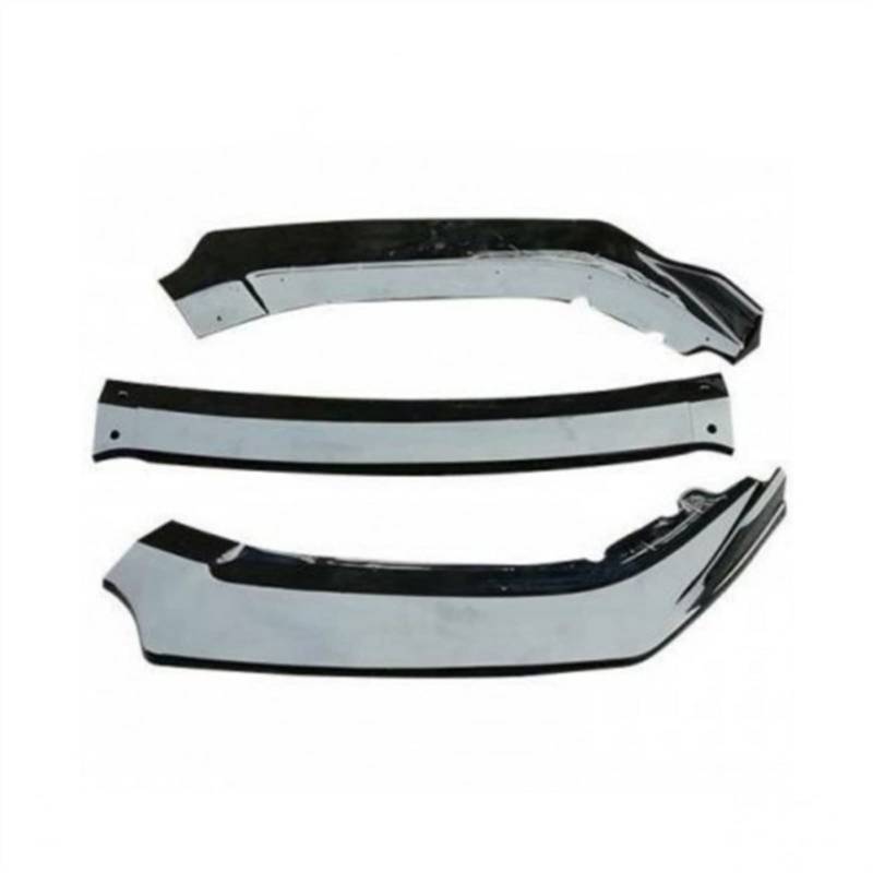 MEXWLOP 3 Stück Zubehör Auto Frontstoßstange Lippendiffusor Body Kit Spoiler, for VW, for Caddy, Schwarz Frontstoßstangenlippe von MEXWLOP