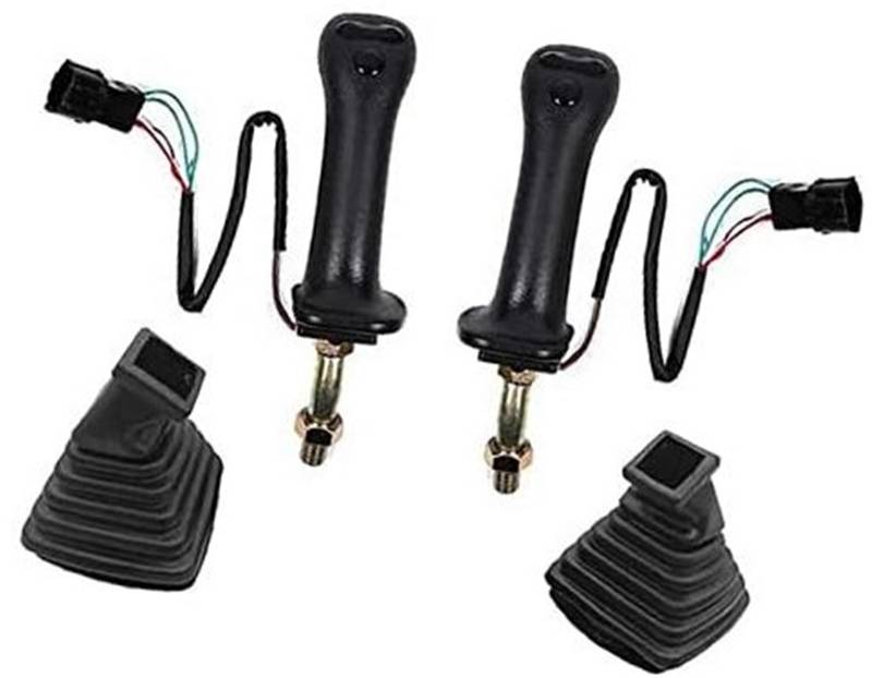 MEXWLOP 3 Tasten Bagger Joystick Assy Griff Getriebe mit Staub Abdeckung, for Daewoo, DoosR2 Doosan DH DX150 225 300 370-9C Joystick zur Baggersteuerung von MEXWLOP