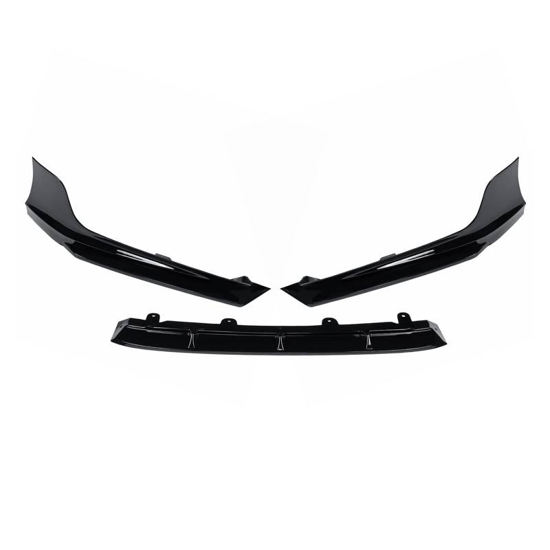 MEXWLOP 3-teiliges Auto-Frontstoßstangen-Splitter-Lippenspoiler-Diffusor-Schutz-Surround-Formteil-Abdeckungs-Körper-Kit, for Accord, 2018–2019 Frontstoßstangenlippe(Black) von MEXWLOP
