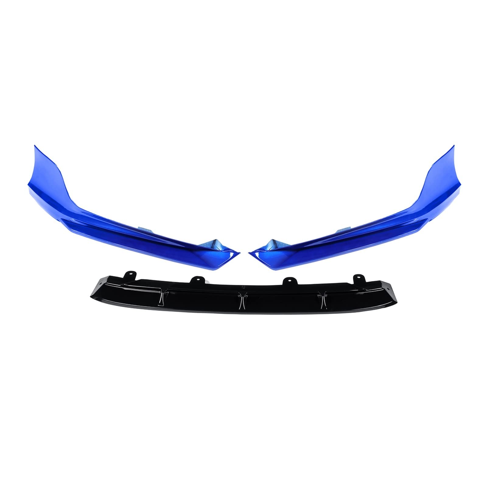 MEXWLOP 3-teiliges Auto-Frontstoßstangen-Splitter-Lippenspoiler-Diffusor-Schutz-Surround-Formteil-Abdeckungs-Körper-Kit, for Accord, 2018–2019 Frontstoßstangenlippe(Blue) von MEXWLOP