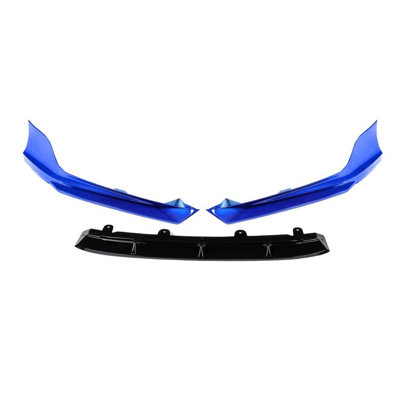 MEXWLOP 3-teiliges Auto-Frontstoßstangen-Splitter-Lippenspoiler-Diffusor-Schutz-Surround-Formteil-Abdeckungs-Körper-Kit, for Accord, 2018–2019 Frontstoßstangenlippe(Blue) von MEXWLOP