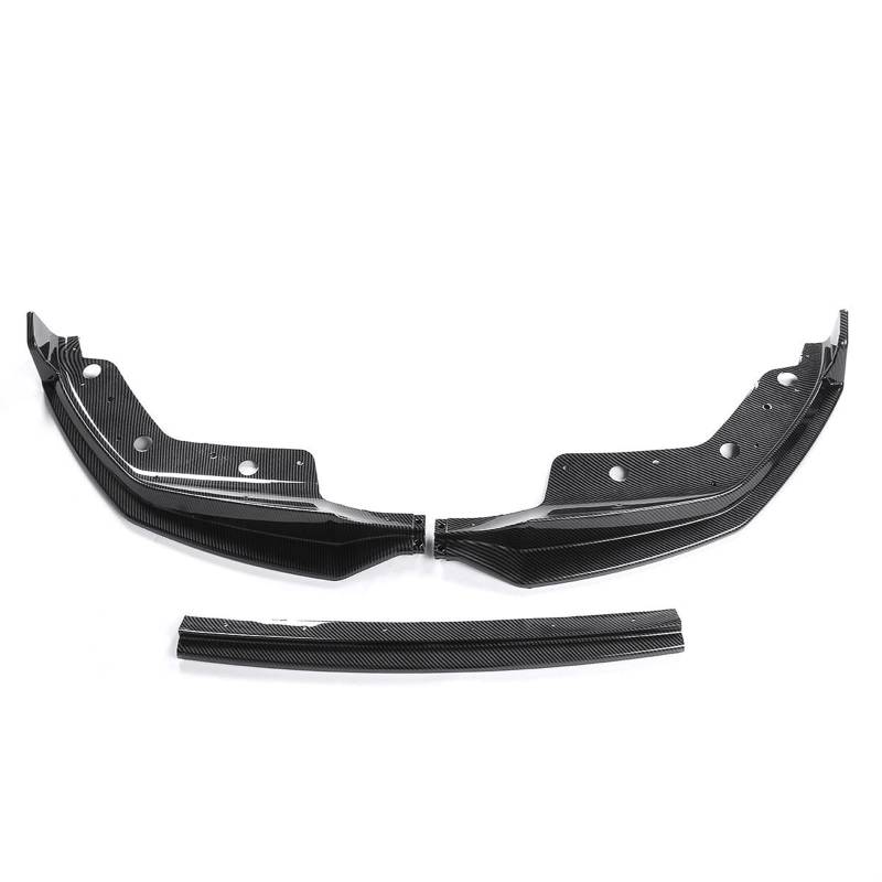 MEXWLOP 3PCS MP Stil G20 Auto Vordere Stoßstange Lip Spoiler Splitter Diffusor Abnehmbare Körper Kit Abdeckung Schutz, for, 3 Serie G20 2019 2020 Frontstoßstangenlippe(Carbon Fiber Look) von MEXWLOP