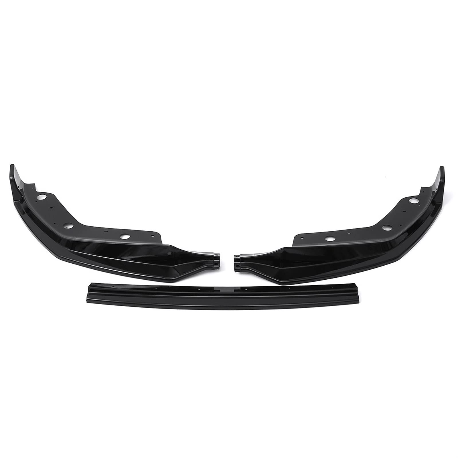 MEXWLOP 3PCS MP Stil G20 Auto Vordere Stoßstange Lip Spoiler Splitter Diffusor Abnehmbare Körper Kit Abdeckung Schutz, for, 3 Serie G20 2019 2020 Frontstoßstangenlippe(Glossy Black) von MEXWLOP