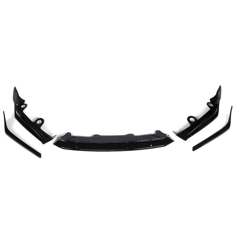 MEXWLOP 3X Frontstoßstange Lip Spoiler Splitter Surround Moulding Cover Trim Body Kit ACR Style, for Accord, 10. Generation 2018-2020 Frontstoßstangenlippe(Glossy Black) von MEXWLOP