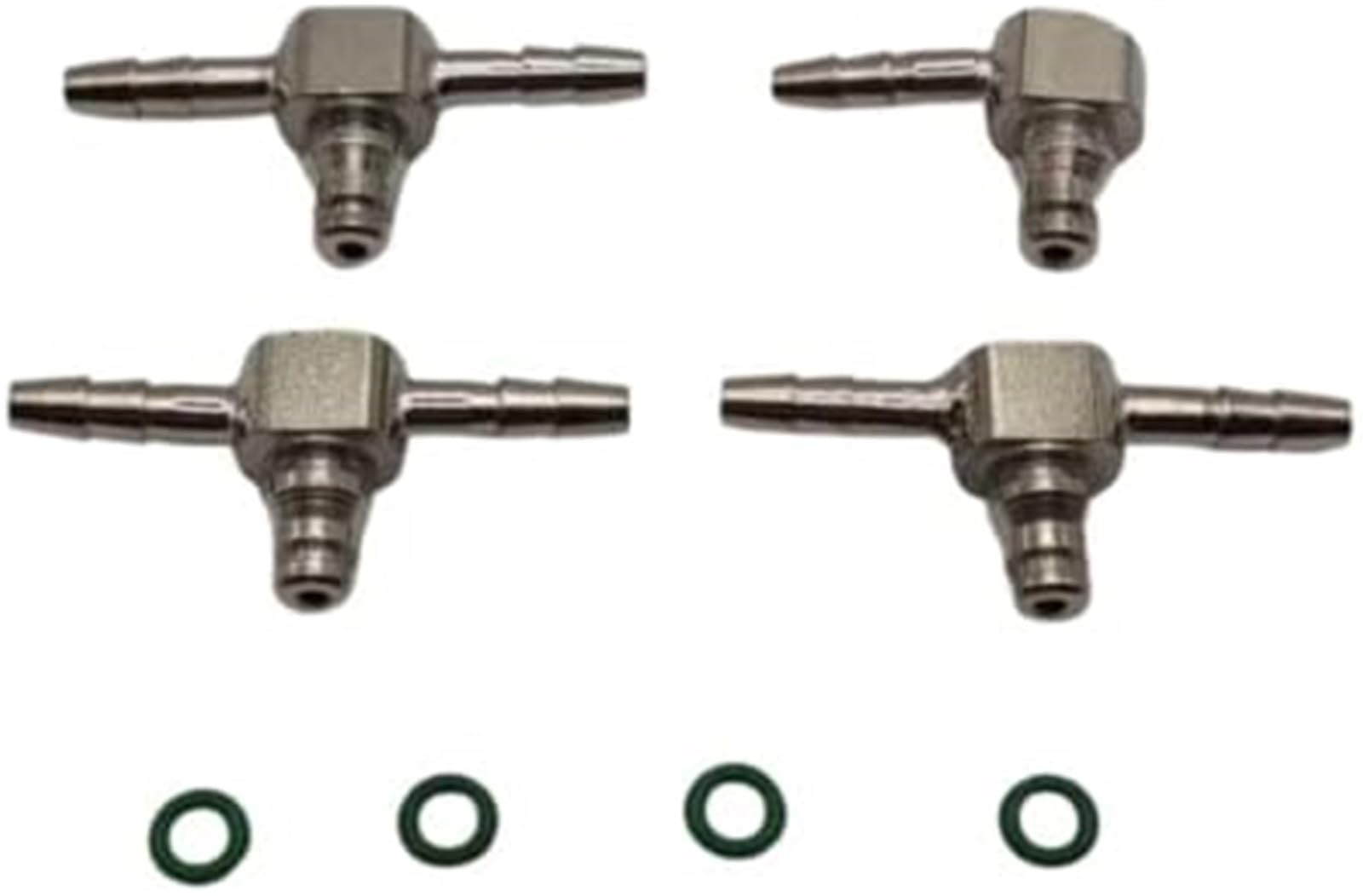MEXWLOP 4 Stück Metall-Rücklaufverbinder for Common-Rail-Ölinjektoren, for Bosch, 110 UPGRADE UPRATED | 3 T & 1 L plus Gummi-O-Ringe | 3-Wege- und 2-Wege-90-Grad-Verbindungen Kraftstoffrücklaufschlauc MEXWLOP 4 Stück Metall-Rücklaufverbinder for Common-Rail-Ölinjektoren, for Bosch, 110 UPGRADE UPRATED | 3 T & 1 L plus Gummi-O-Ringe | 3-Wege- und 2-Wege-90-Grad-Verbindungen Kraftstoffrücklaufschlauc von MEXWLOP