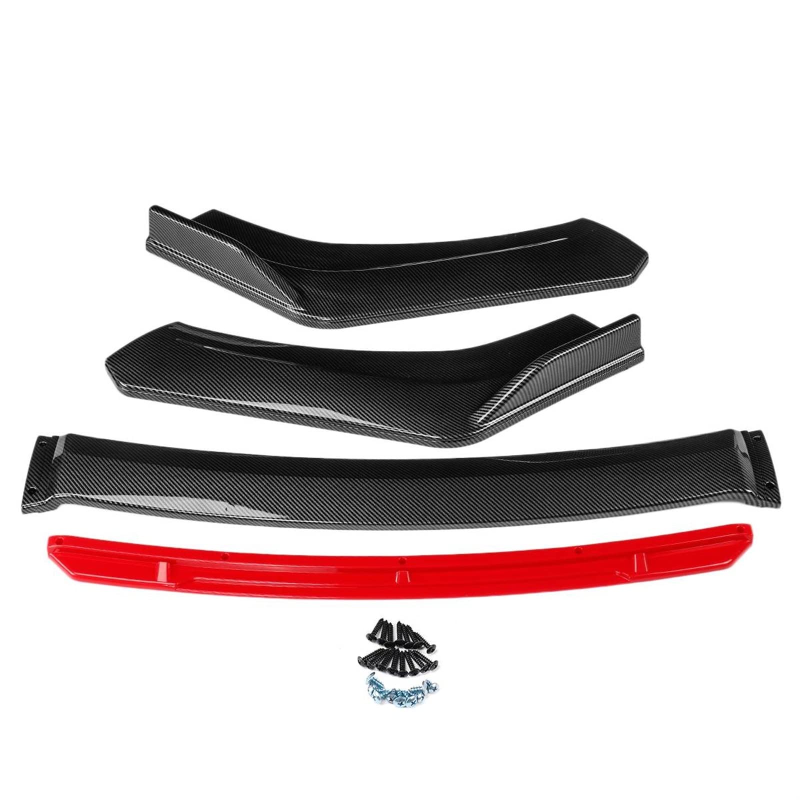 MEXWLOP 4X Universal Auto Front Stoßstange Splitter Lip Spoiler Diffusor Abdeckung Trim, for, A3 A4 A5, for VW, for Passat, for Jetta, for Hyundai, Frontstoßstangenlippe MEXWLOP 4X Universal Auto Front Stoßstange Splitter Lip Spoiler Diffusor Abdeckung Trim, for, A3 A4 A5, for VW, for Passat, for Jetta, for Hyundai, Frontstoßstangenlippe von MEXWLOP