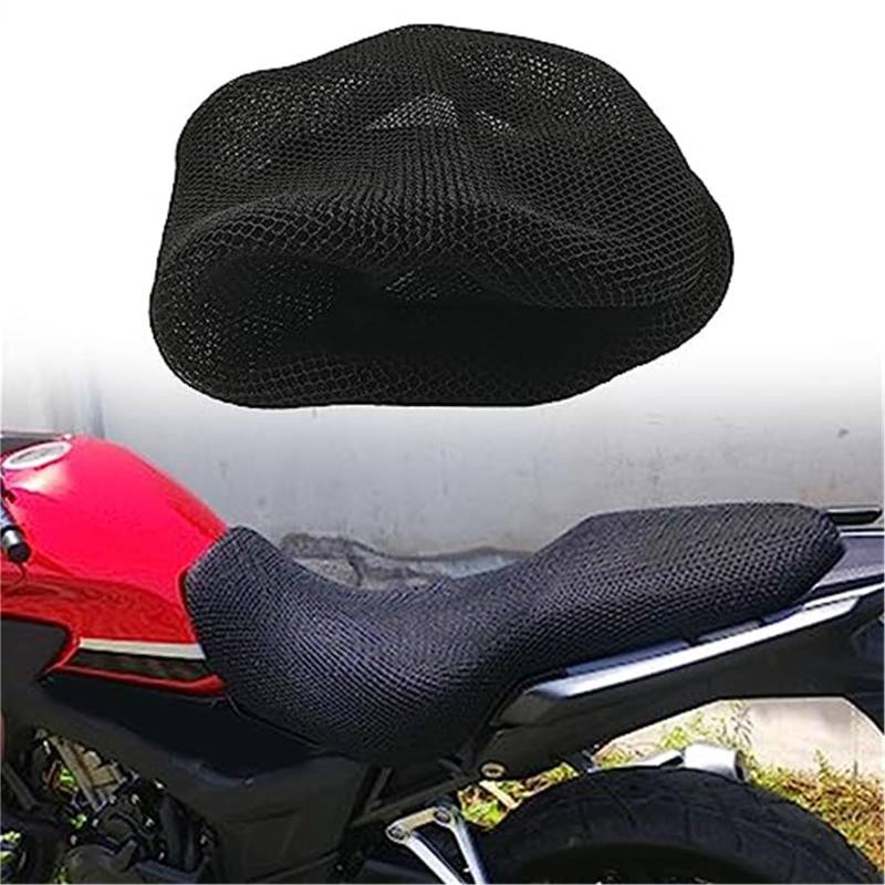 MEXWLOP 500X Rally Bike Motorrad Mesh, for Sitz, Abdeckung Kissen Pad Guard Isolierung Atmungsaktives Sonnenschutznetz, for CB500X CB500 X Zubehör Motorrad-Sitzbezug von MEXWLOP