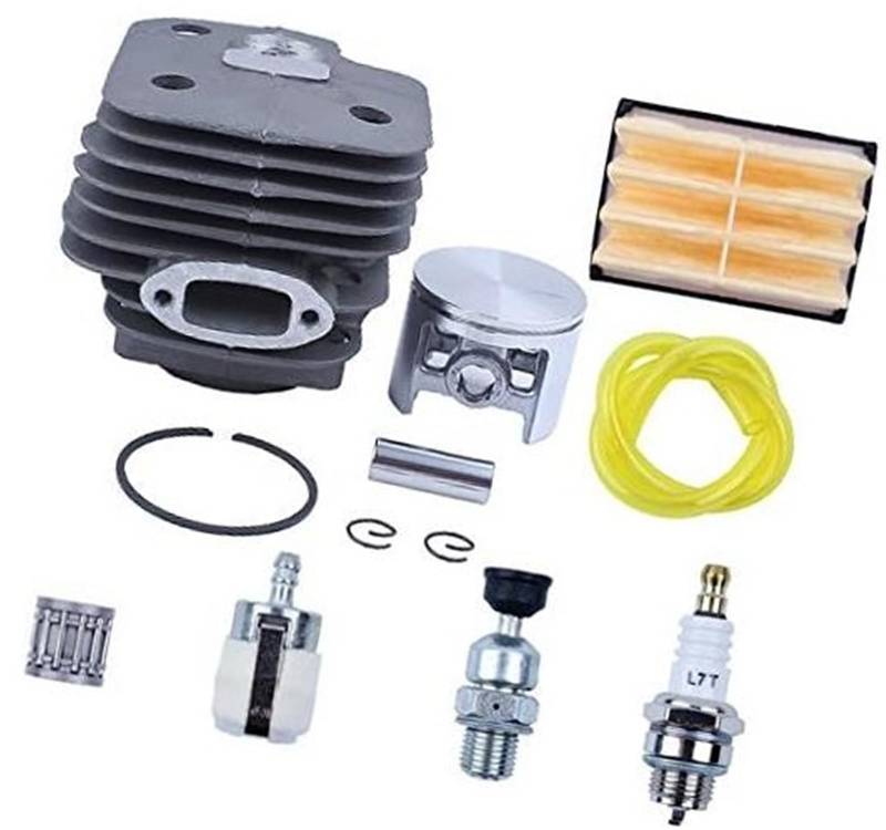 MEXWLOP 52-mm-Zylinderkolben-Luftkraftstofffilter-Zündkerzensätze for Husqvarna, 268 272 272XP 272K 272 XP-Kettensägen-Ersatzteile Rasenmäher-Zündkerze von MEXWLOP