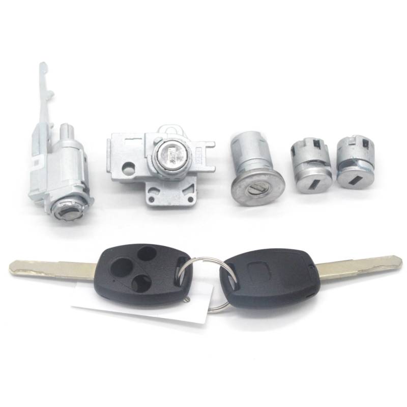 MEXWLOP 5PCS Set ZÜNDSCHALTER TÜRSCHLOSS Barrel, für, for Accord, 2008-2012 4-Türer Modelle 06351-TE0-A11 72185-TA0-A01 06351-TA0-A01 von MEXWLOP